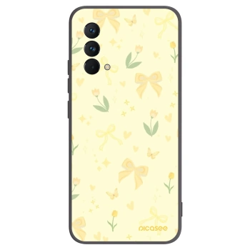 Picasee fekete szilikon tok az alábbi mobiltelefonokra Realme GT Master Edition 5G - Honey Blossom