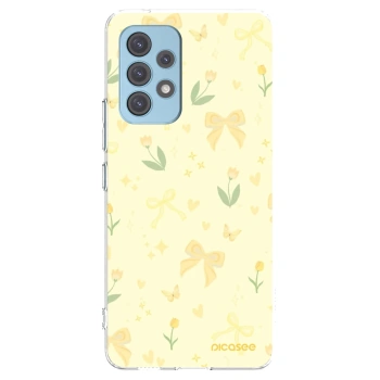 Picasee átlátszó szilikon tok az alábbi mobiltelefonokra Samsung Galaxy A53 5G A536 - Honey Blossom