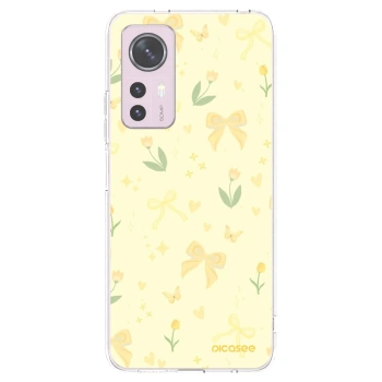 Picasee átlátszó szilikon tok az alábbi mobiltelefonokra Xiaomi 12 - Honey Blossom
