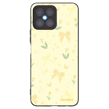 Picasee fekete szilikon tok az alábbi mobiltelefonokra Honor X8 4G - Honey Blossom