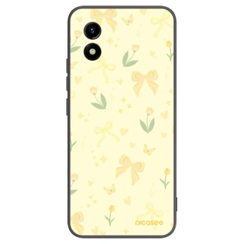 Picasee fekete szilikon tok az alábbi mobiltelefonokra Vivo Y01 - Honey Blossom