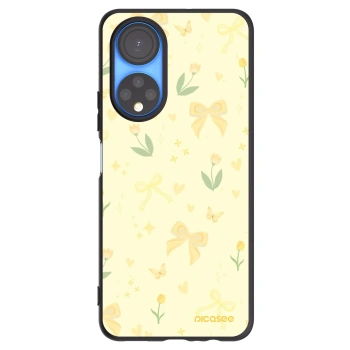Picasee fekete szilikon tok az alábbi mobiltelefonokra Honor X7 - Honey Blossom