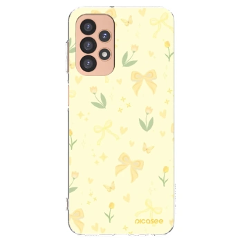 Picasee átlátszó szilikon tok az alábbi mobiltelefonokra Samsung Galaxy A23 A236B 5G - Honey Blossom