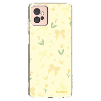 Picasee átlátszó szilikon tok az alábbi mobiltelefonokra Motorola Moto G32 - Honey Blossom