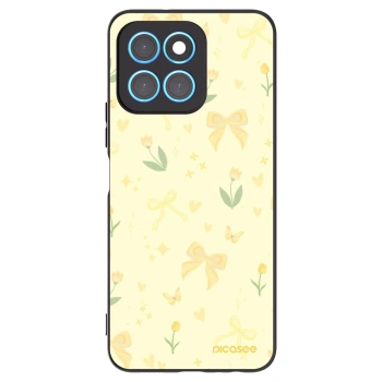 Picasee fekete szilikon tok az alábbi mobiltelefonokra Honor X8 5G - Honey Blossom