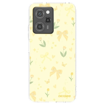 Picasee fekete szilikon tok az alábbi mobiltelefonokra Xiaomi Poco X5 Pro - Honey Blossom