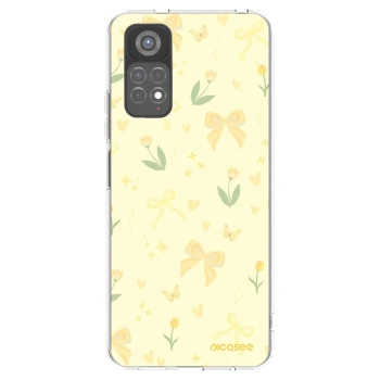 Picasee átlátszó szilikon tok az alábbi mobiltelefonokra Xiaomi Redmi Note 11S 5G - Honey Blossom