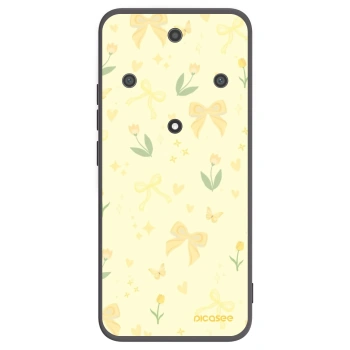 Picasee fekete szilikon tok az alábbi mobiltelefonokra Honor Magic5 Lite 5G - Honey Blossom