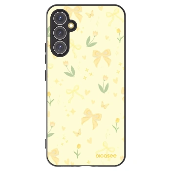 Picasee fekete szilikon tok az alábbi mobiltelefonokra Samsung Galaxy A34 5G A346B - Honey Blossom