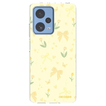 Picasee átlátszó szilikon tok az alábbi mobiltelefonokra Xiaomi Redmi Note 12 Pro 5G - Honey Blossom