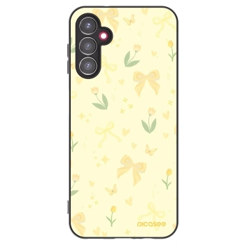 Picasee fekete szilikon tok az alábbi mobiltelefonokra Samsung Galaxy A14 4G A145R - Honey Blossom