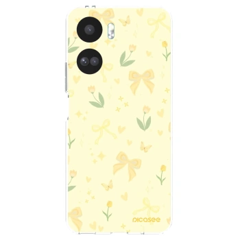 Picasee átlátszó szilikon tok az alábbi mobiltelefonokra Honor 90 Lite 5G - Honey Blossom