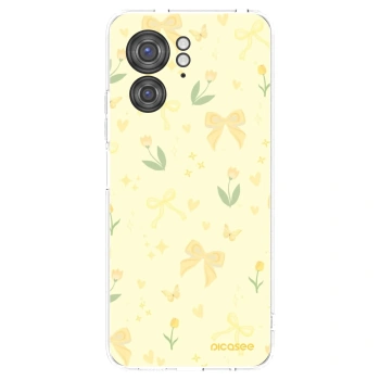 Picasee átlátszó szilikon tok az alábbi mobiltelefonokra Motorola Edge 40 - Honey Blossom