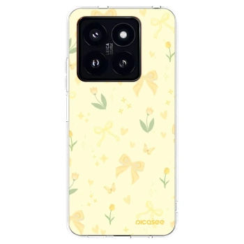 Picasee átlátszó szilikon tok az alábbi mobiltelefonokra Xiaomi 14 Pro - Honey Blossom