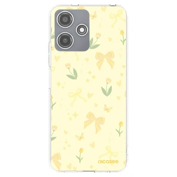 Picasee átlátszó szilikon tok az alábbi mobiltelefonokra Xiaomi Redmi 12 5G - Honey Blossom