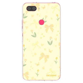 Picasee átlátszó szilikon tok az alábbi mobiltelefonokra Xiaomi Mi 8 Lite - Honey Blossom