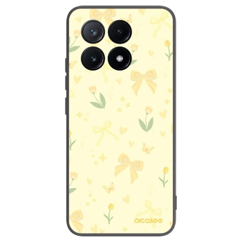 Picasee fekete szilikon tok az alábbi mobiltelefonokra Xiaomi Poco X6 Pro - Honey Blossom