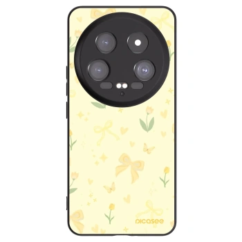 Picasee fekete szilikon tok az alábbi mobiltelefonokra Xiaomi 14 Ultra - Honey Blossom