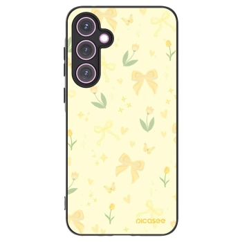 Picasee fekete szilikon tok az alábbi mobiltelefonokra Samsung Galaxy A35 5G A356B - Honey Blossom