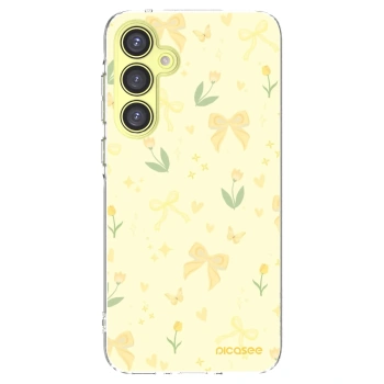 Picasee átlátszó szilikon tok az alábbi mobiltelefonokra Samsung Galaxy A35 5G A356B - Honey Blossom
