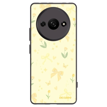 Picasee fekete szilikon tok az alábbi mobiltelefonokra Xiaomi Redmi A3 - Honey Blossom