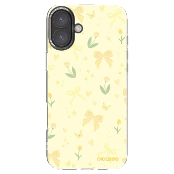 Picasee átlátszó szilikon tok az alábbi mobiltelefonokra Apple iPhone 16 Plus - Honey Blossom