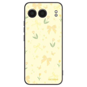 Picasee fekete szilikon tok az alábbi mobiltelefonokra OnePlus Nord 4 - Honey Blossom