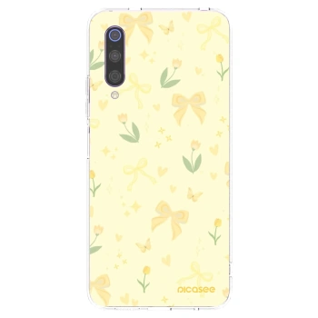Picasee átlátszó szilikon tok az alábbi mobiltelefonokra Xiaomi Mi 9 - Honey Blossom