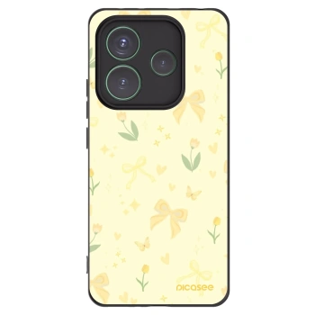 Picasee fekete szilikon tok az alábbi mobiltelefonokra Xiaomi Redmi Note 14 5G - Honey Blossom