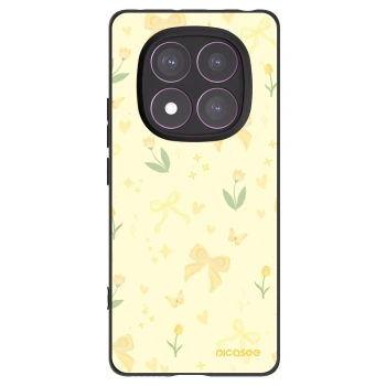 Picasee fekete szilikon tok az alábbi mobiltelefonokra Xiaomi Redmi Note 14 Pro 4G - Honey Blossom
