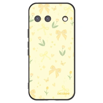 Picasee fekete szilikon tok az alábbi mobiltelefonokra Google Pixel 9 - Honey Blossom