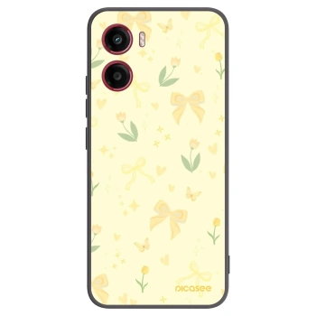 Picasee fekete szilikon tok az alábbi mobiltelefonokra Motorola Moto G05 - Honey Blossom