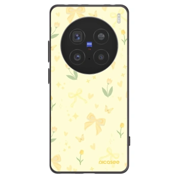 Picasee fekete szilikon tok az alábbi mobiltelefonokra Vivo X200 Pro - Honey Blossom