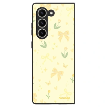Szilikon tok erre a típusra Samsung Galaxy Z Fold5 5G - Honey Blossom