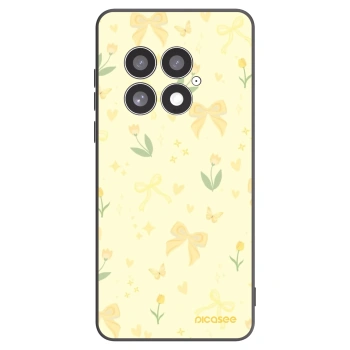 Picasee fekete szilikon tok az alábbi mobiltelefonokra OnePlus 13 5G - Honey Blossom