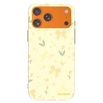 Picasee átlátszó szilikon tok az alábbi mobiltelefonokra Apple iPhone 17 Pro Max - Honey Blossom