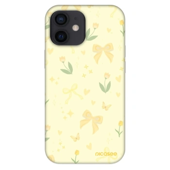 Szilikon tok erre a típusra Apple iPhone 12 mini - Honey Blossom