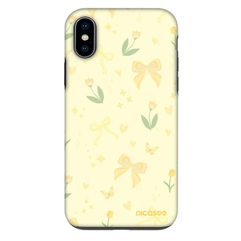 Szilikon tok erre a típusra Apple iPhone X/XS - Honey Blossom