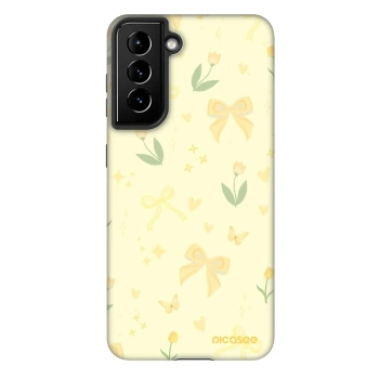 Szilikon tok erre a típusra Samsung Galaxy S21 FE 5G - Honey Blossom