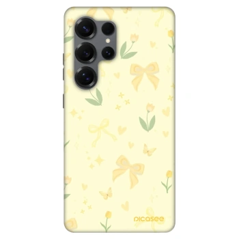 Szilikon tok erre a típusra Samsung Galaxy S25 Ultra 5G - Honey Blossom
