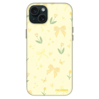 Szilikon tok erre a típusra Apple iPhone 15 Plus - Honey Blossom