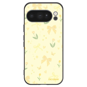 Picasee fekete szilikon tok az alábbi mobiltelefonokra Google Pixel 10 Pro - Honey Blossom