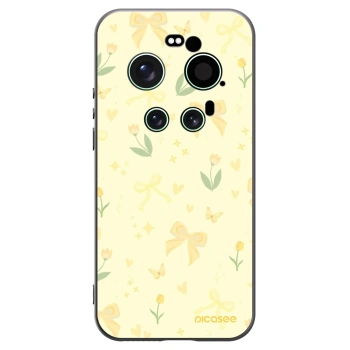 Picasee fekete szilikon tok az alábbi mobiltelefonokra Xiaomi 17 Ultra - Honey Blossom