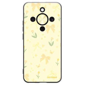 Picasee fekete szilikon tok az alábbi mobiltelefonokra Honor Magic8 Lite 5G - Honey Blossom