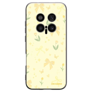 Picasee fekete szilikon tok az alábbi mobiltelefonokra Honor Magic8 Pro 5G - Honey Blossom