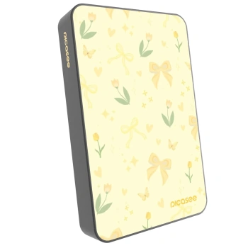 Picasee Powerbank MagSafe 10 000 mAh Szürke - Honey Blossom