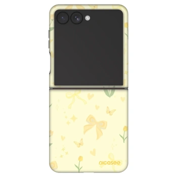 Szilikon tok erre a típusra Samsung Galaxy Z Flip7 5G - Honey Blossom