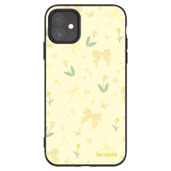 Picasee fekete szilikon tok az alábbi mobiltelefonokra Apple iPhone 11 - Honey Blossom