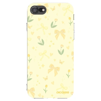 Picasee átlátszó szilikon tok az alábbi mobiltelefonokra Apple iPhone 8 - Honey Blossom