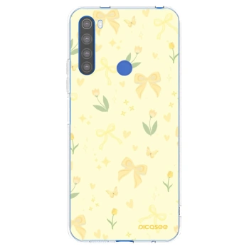 Picasee átlátszó szilikon tok az alábbi mobiltelefonokra Xiaomi Redmi Note 8T - Honey Blossom